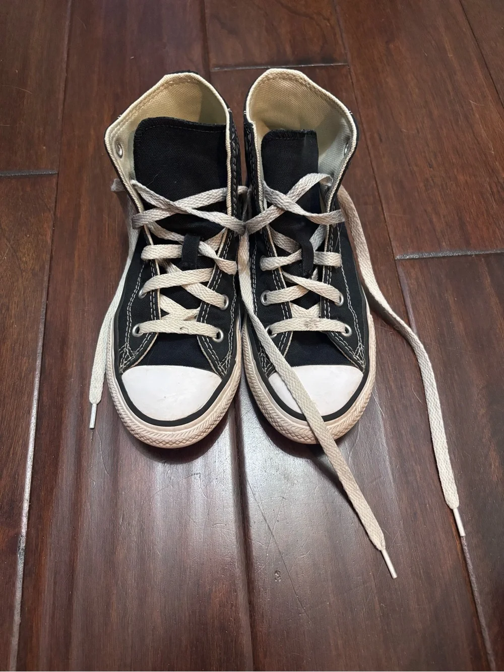 Kids Black High-Top Converse - Picture 2 of 5